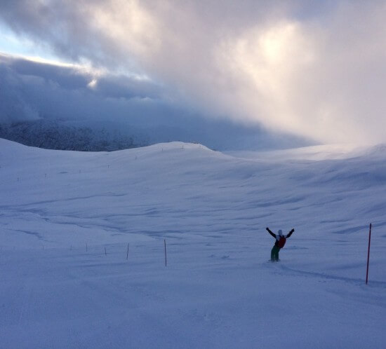 Norway Skiing and snowboarding in Myrkdalen