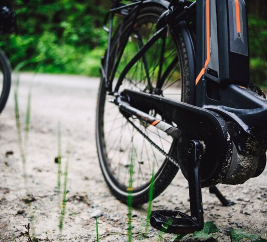 E-Bike auf Bergtrail