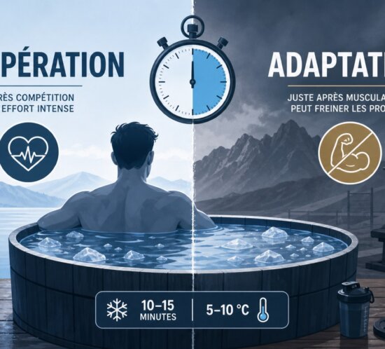 Bain froid : quand la baignade dans l'eau glacée aide à la récupération et quand elle la freine