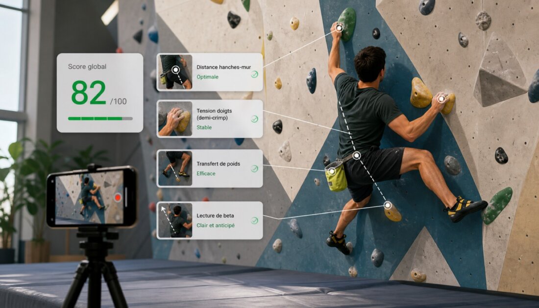 Escalade de bloc avec coach IA : ce que les apps de mouvement peuvent faire en 2026